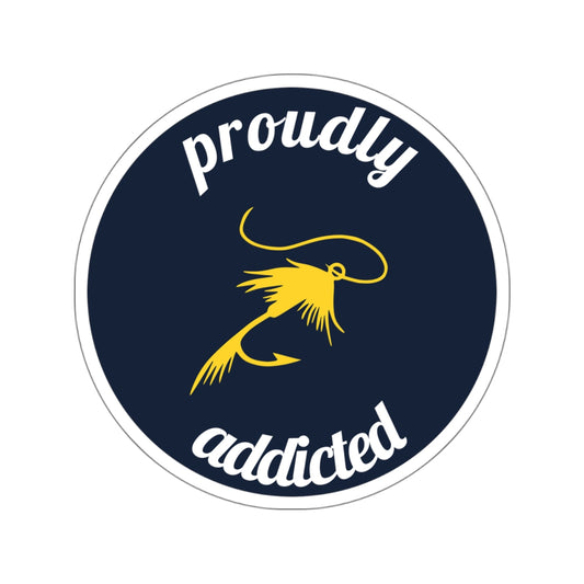 Fly - 3.5" Kiss-Cut Sticker - Proudly Addicted