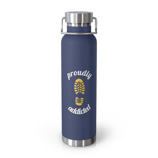 PA Hiking Boot - Copper Vacuum Insulated Bottle, 22oz - Proudly Addicted