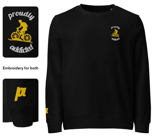Mtn Biker - Eco Crew - Proudly Addicted