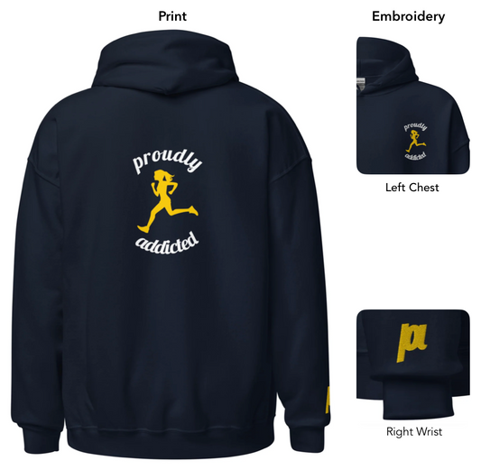 Female Runner - Pullover - Proudly Addicted