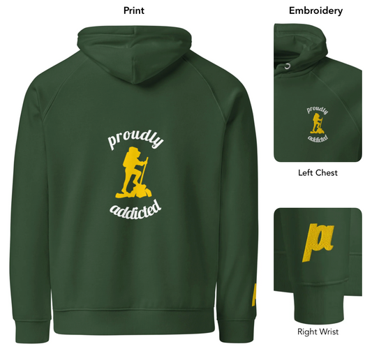 Hiker - Eco Hoodie - Proudly Addicted