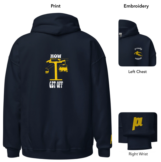 How I Get Off: Skier - Pullover - Proudly Addicted