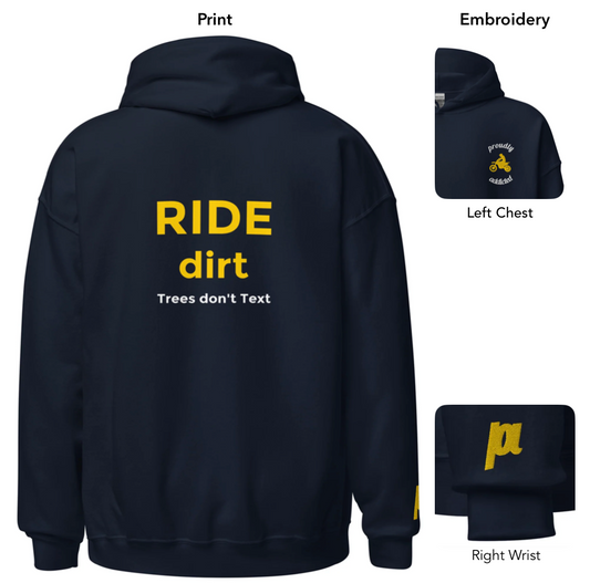 Ride Dirt - Pullover - Proudly Addicted