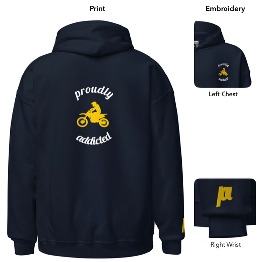 Dirt Biker - Pullover - Proudly Addicted
