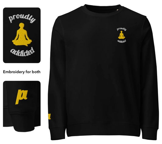 Yoga Lotus - Eco Crew - Proudly Addicted