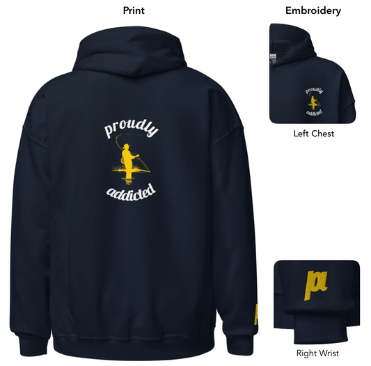 Fishing - Pullover - Proudly Addicted