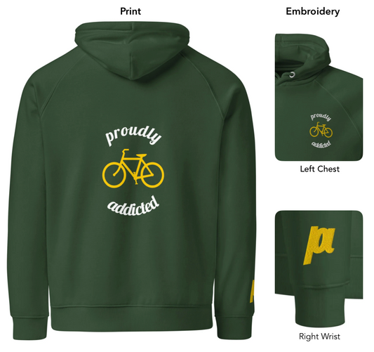 Bicycle - Eco Hoodie - Proudly Addicted