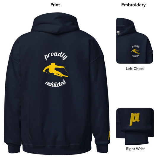 Carving Skier - Pullover - Proudly Addicted
