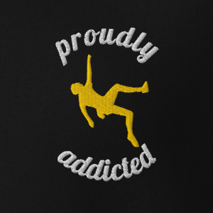 Climbing Guy: Hang - Crew - Proudly Addicted