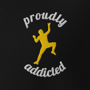 Climbing Guy: Wall - Crew - Proudly Addicted