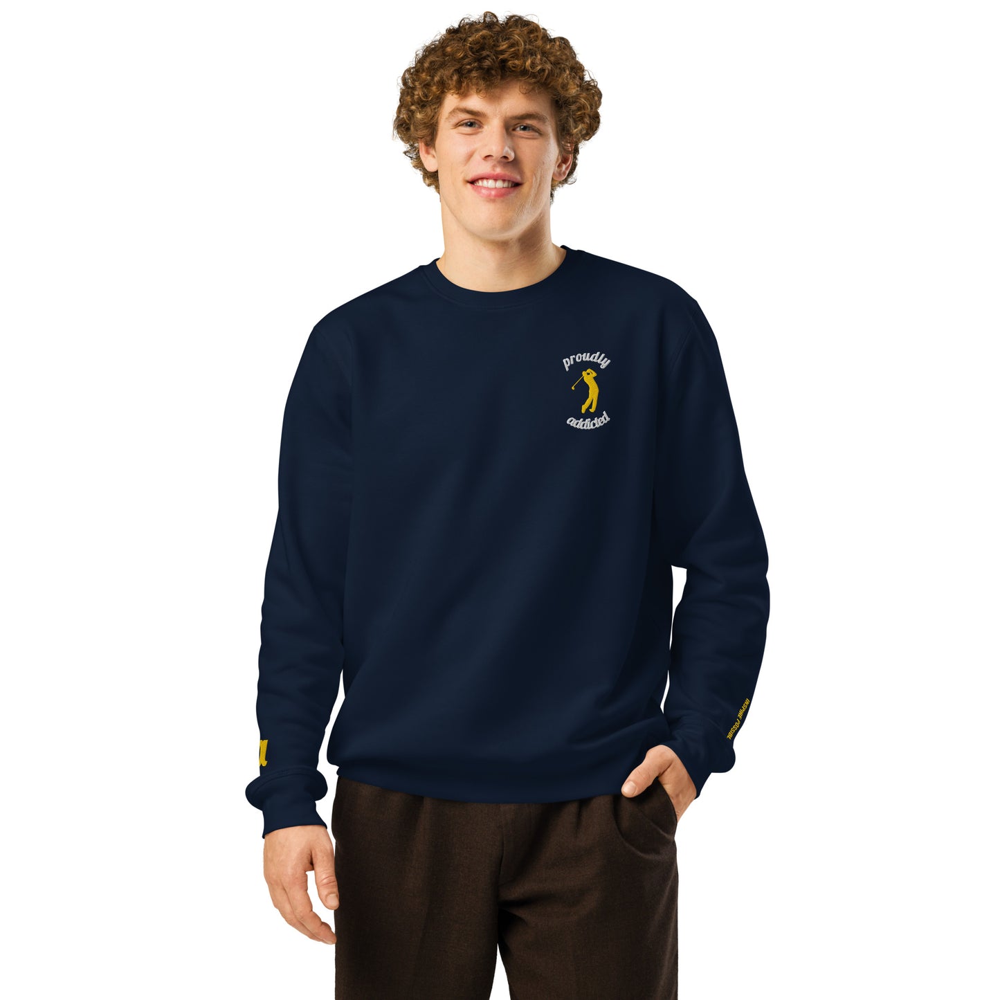 Male Golfer Crewneck